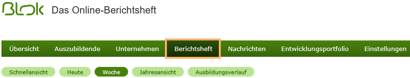 Externe Ausbilder - Navigationsleiste Berichtsheft_de.png