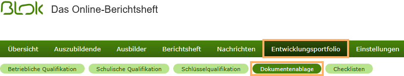 Ausbilder - Navigationsleiste Dokumentenablage_de.png
