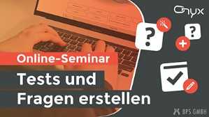 Tests und Fragen mit ONYX erstellen