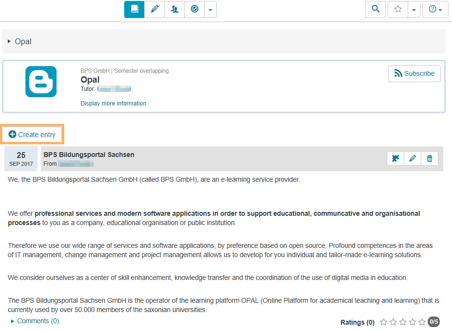 Kurseditor Blog Ansicht Eintrag erstellen_en.png