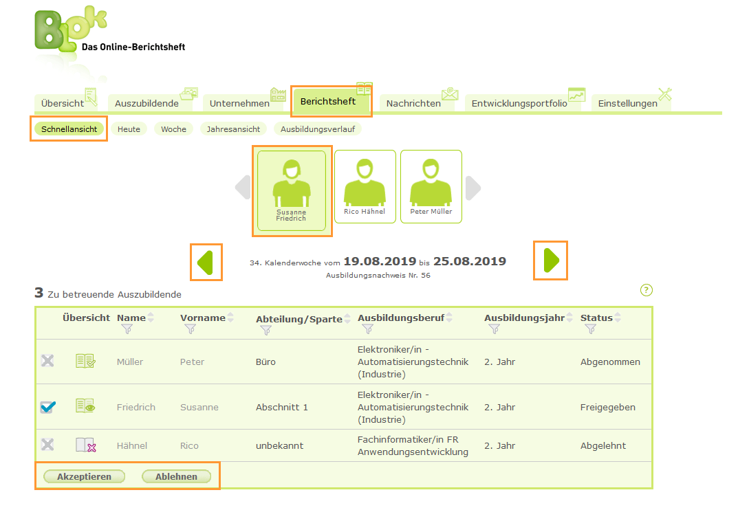 Externe Ausbilder - Schnellansicht im Berichtsheft_de.png