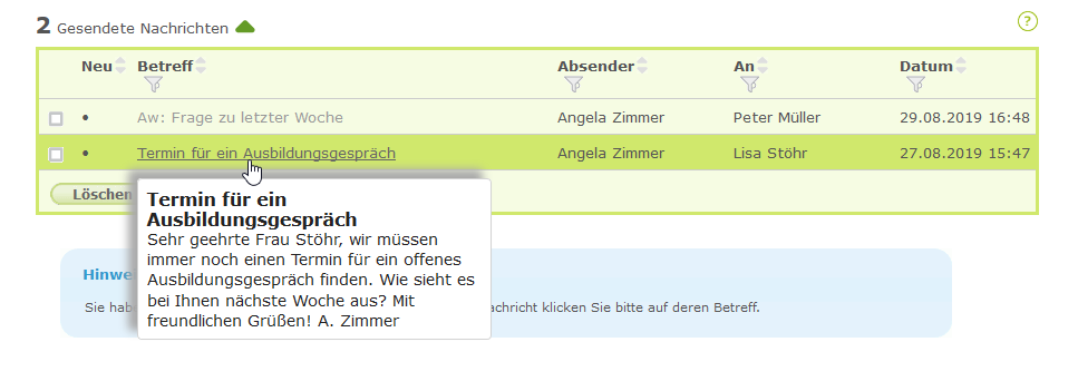 Externe Ausbilder - Schnellansicht einer gesendeten Nachricht_de.png