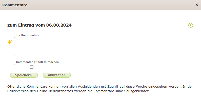 Betriebliche Ausbilder - Leeres Kommentarfeld_de.png