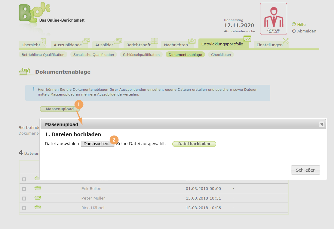 Dokumentenablage - Massenupload starten_de.png