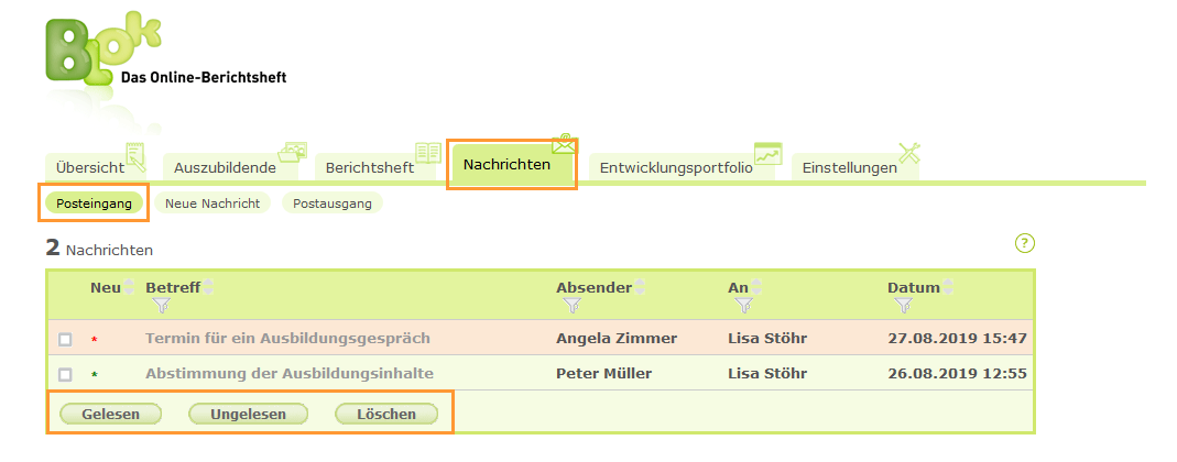 Ausbilder - Aktionen im Posteingang_de.png
