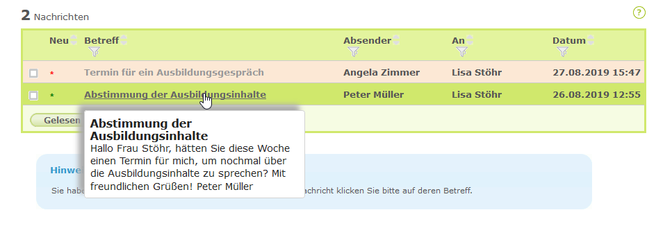 Ausbilder - Schnellansicht einer empfangenen Nachricht_de.png