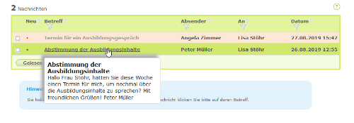 Ausbilder - Schnellansicht einer empfangenen Nachricht_de.png