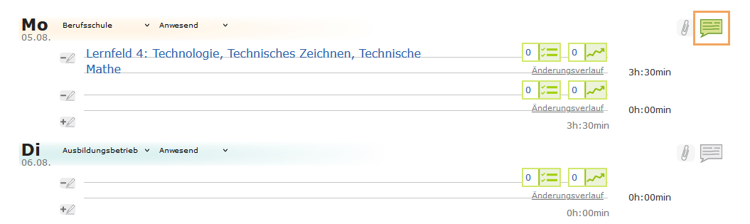 Auszubildende - Grünes Kommentarsymbol im TF_de.png