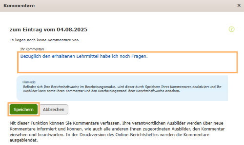 Auszubildende - Kommentar im Berichtsheft verfassen_de.png