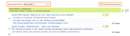 Berichtsheft - Woche - Grundlegende Einstellungen - Wochenformat_de.png