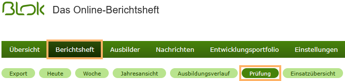 Auszubildende - Navigationsleiste Prüfung_de.png