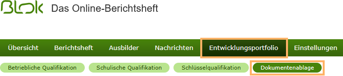 Auszubildende - Navigationsleiste Dokumentenablage_de.png