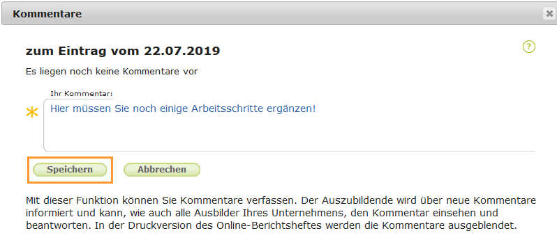 Berufsschullehrer - Kommentar im Berichtsheft verfassen_de.png