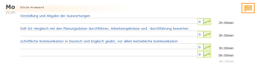 Berufsschullehrer - Oranges Kommentarsymbol im TF_de.png