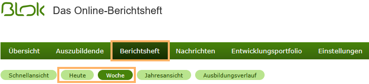 Berufsschullehrer - Navigationsleiste Berichtsheft_de.png