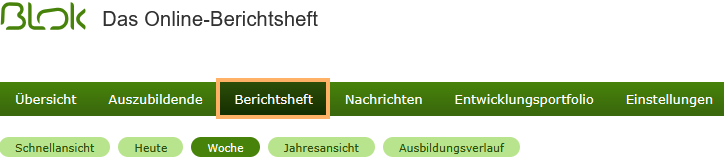 Berufsschullehrer - Navigationsleiste Berichtsheft_de.png
