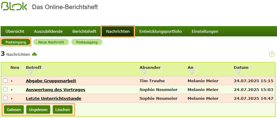 Berufsschullehrer - Aktionen im Posteingang_de.png