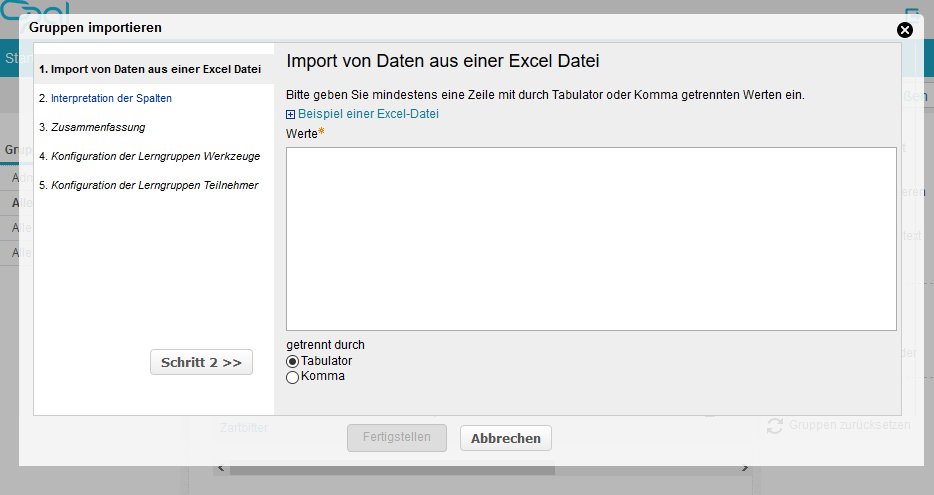 Kurs-Assistent Gruppen importieren1a_de.png