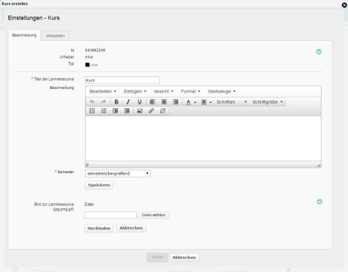 Editor - Kurs erstellen Fenster alte GUI_de.png