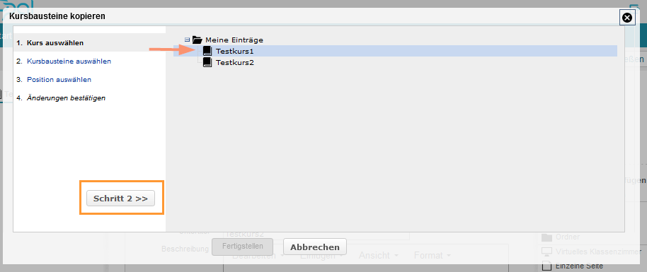 Kurseditor - Aus eigenen Kursen Kurs auswählen_de.png
