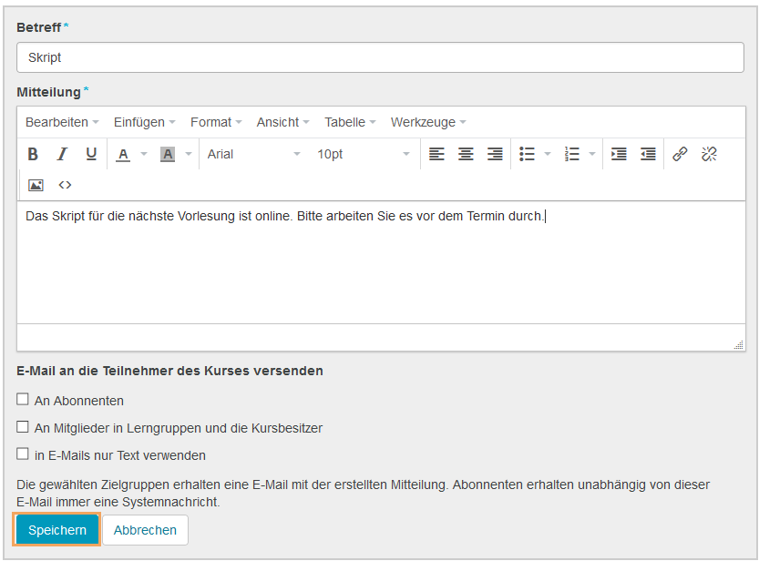 Kursrun Mitteilung bearbeiten - Editor_de.png