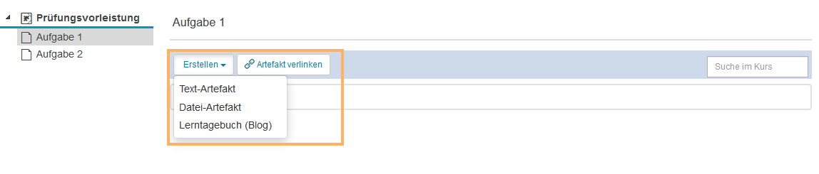 Kursrun - Optionen Artefakte_de.png