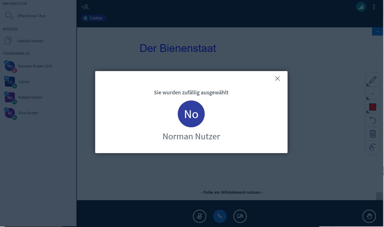 BBB Teilnehmendenansicht - ausgewählter Teilnehmender_de.png