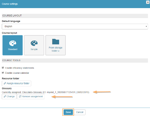 Kurseinstellungen - zugeordnetes Glossar_en.png