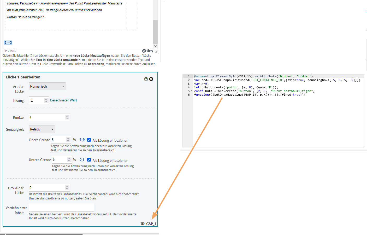 Editor - JSX an Lücke_de.png